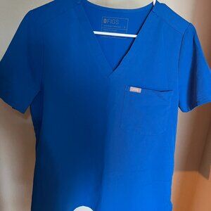 Royal Blue Figs Catarina One Pocket Top MEDIUM